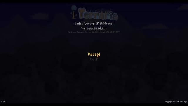 как заходить на сервера в Terraria