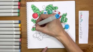 Как нарисовать Новогодние гномы карандашом и скетч маркерами | Рисунок для детей, поэтапно и легко