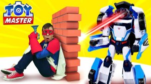 Игры битвы - Тоботы против Десептиконов! - Роботы Трансформеры в сборнике видео шоу  Той Мастер