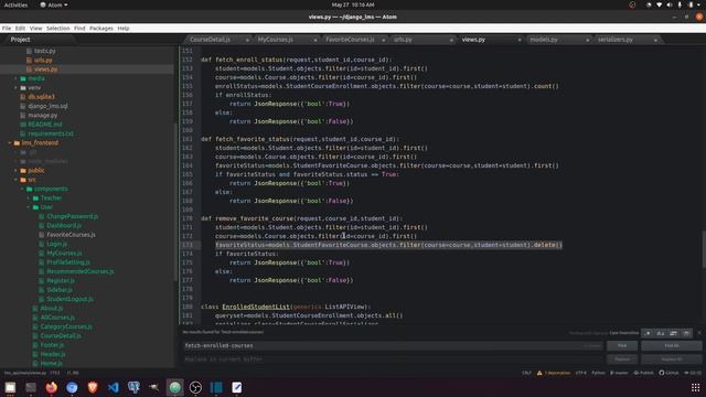 Django ReactJs LMS #60 | Fetch favorite course list in student dashboard смотреть онлайн