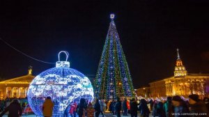 Виртуальная прогулка по новогоднему Воронежу