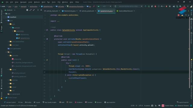 Android Splash Screen in Android Studio | Class 29 | CodePro Bro смотреть онлайн