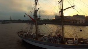 Съёмка Санкт Петербурга с высоты птичьего полета при помощи дрона.