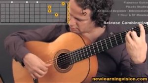 Picado Studies - Online flamenco guitar lesson demo (Adv-Beginner to Intermediate)