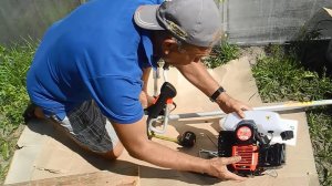 Как собрать и завести Триммер (мотокосу) ч.1