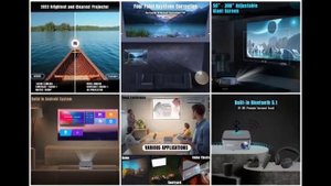 Yaber Pro U6 4K Mini Android Projector - Reviews Full Specifications