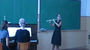 Edvard Grieg - Morning Mood from Peer Gynt Suite No. 1 from flute- Natalia Sleptsova (13 age)