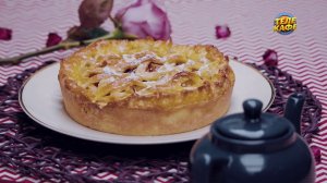 Пирог с яблоками и рикоттой
