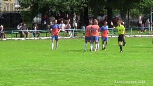 23.07.17. 1/2 Кубка Области. Неман - Калининград 2018. Голы матча.