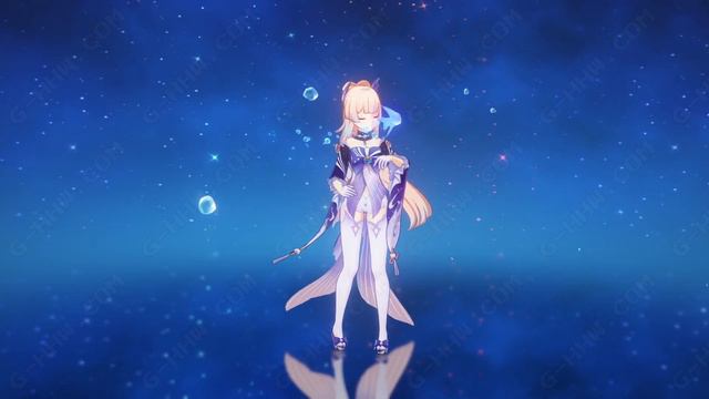 Genshin leaks 2.1 - Sangonomiya kokomi Idle Animation #1 смотреть онлайн