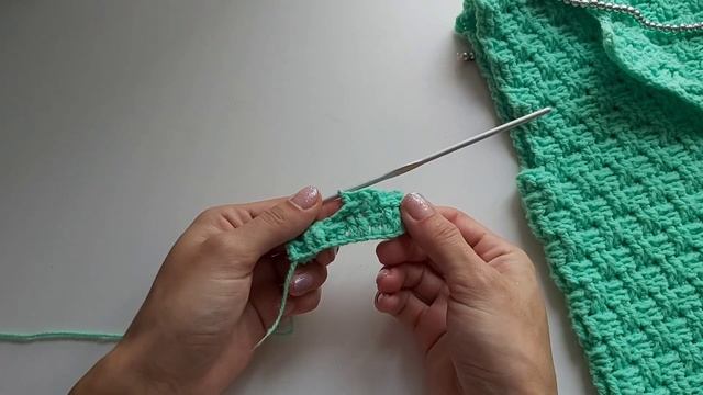 Пиджак крючком. Как связать карман? смотреть онлайн