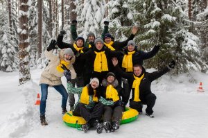 Видеофайл: Командообразующие соревнования. ГК «Охта парк». 2021 год