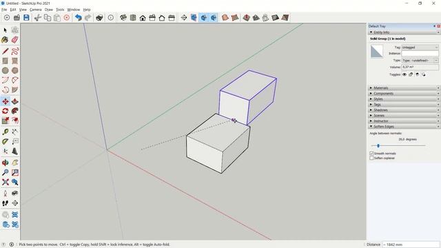 [PART 8] Sketchup 2021 Move And Copy Essential Training For Beginner