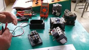 Монтаж схеми для прямого пуску асинхронного двигуна