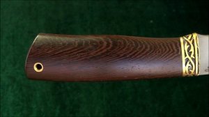 Булатный нож 007, И.Пампуха (легированный булат)