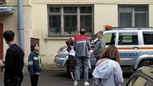 Рабочий момент на сьемках сериала " Условный мент 4 "