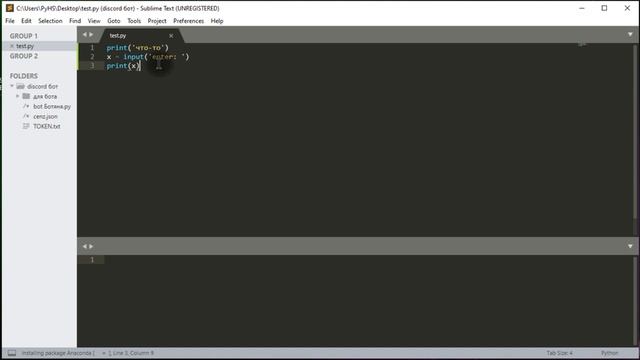 Sublime Text 3 установка, настройка для Python и плагины  ТОП IDLE для Python.mp4