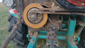 Роторная косилка. модернизация. Косим минипогрузчиком.