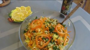 САЛАТ из топинамбура  ВИТАМИННЫЙ!