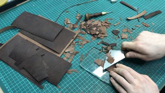 Инструмент для кожи. Римский нож для шерфования.