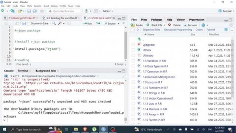 Reading JSON File in R