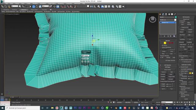 3D Studio Max - Pillow Modelling (Yastık Modeleme)