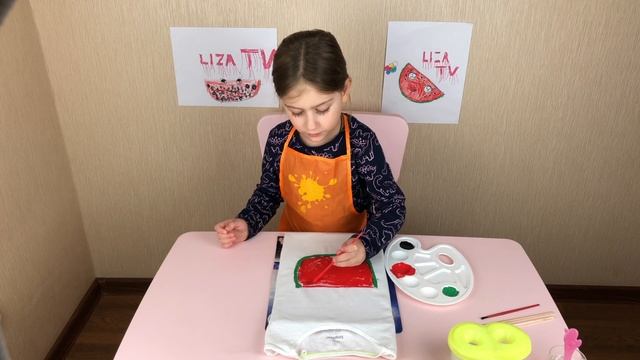 Делаем яркую футболку на лето!