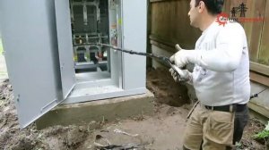 Монтаж концевой муфты в подстанции