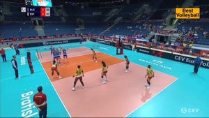 Волейбол. Россия - Испания. Женщины. Чемпионат Европы 2019