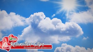 Облачное небо • Клипы для релаксации • Красивый параллаксный видео коллаж • 15 минут.