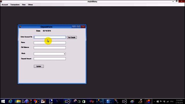 Banking Application project in C# смотреть онлайн