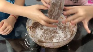 Готовим съедобный СЛАЙМ из МАРШМЕЛЛОУ и НУТЕЛЛЫ#marshmallow #slime #nutela