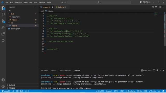 TypeScript Arrays Tamil | TypeScript for Beginners in Tamil