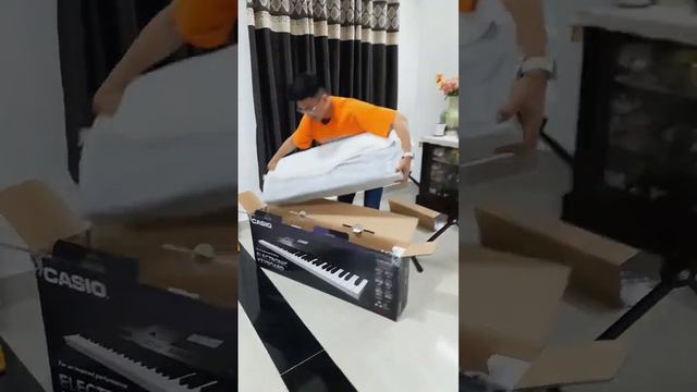 Unboxing Casio WK-7600 #casio #piano #unboxing