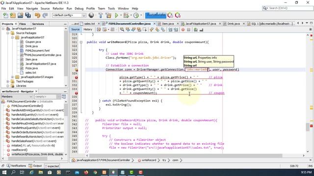 JavaFX 8 App - Pizza Shop with Code #9 смотреть онлайн