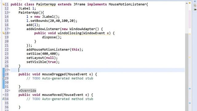Simple Painter App in java using swing  | #swingApplication