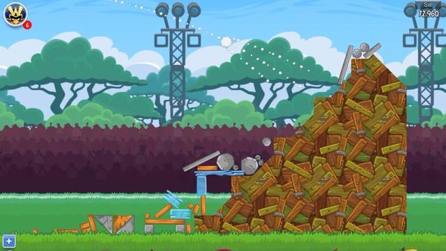 Angry Birds Friends Tournament Week 60 Level 6 on July 8th 2013 Facebook смотреть онлайн