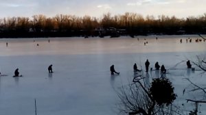 Зимняя рыбалка в Каневе