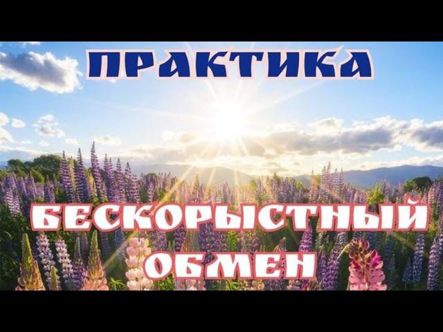 Практика☀️Бескорыстный Обмен, мой опыт. #ШколаСорадение #Митра #Феникс #Практики #Занятия