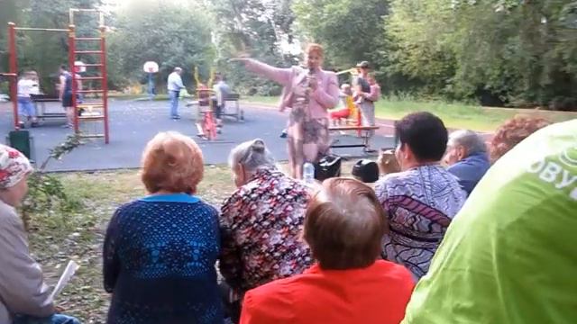 Встреча Людмилы Стебенковой с жителями района Печатники 24 июля 2014 года смотреть онлайн