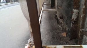 Обзор №4. Брандмауэр на кронштейнах для кондиционера