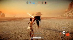 NEW Crait 1v1 Lightsaber Duels! Star Wars Battlefront 2
