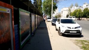 От Горького по Буденновскому в сторону улицы Народного Ополчения.