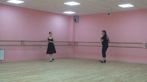 Комбинация "каблучное" в характере еврейского танца.