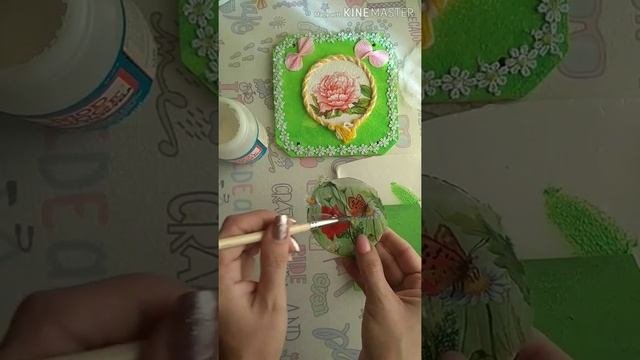 Декупаж настенного панно