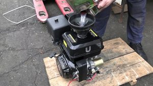 Распродажа - 14900 руб. Двигатель 15 лс. UNIT 190FD с электростартером, с катушкой 7A