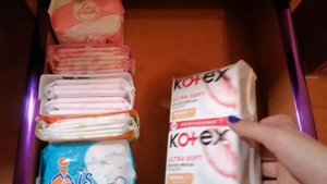 Создаём хранение прокладок ☺️//Лера ❤️