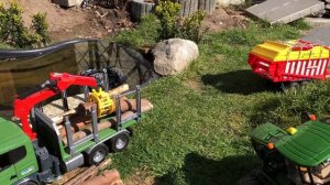 BRUDER RC TRACTOR ride problems! Rescue Mission Tractor John Deere