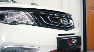 Бронирование лобового стекла GEELY ATLAS пленкой Never Scratch