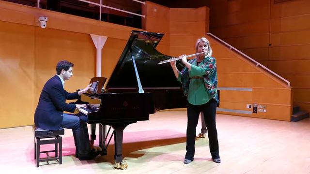 Poulenc: Sonata for Flute and Piano 2nd mvt Cantilena, Katherine Bryan and Edward Cohen смотреть онлайн